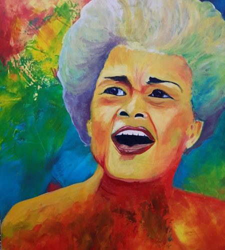 Etta James, Kate Shaffer, painting, jazz, music inspired, artist
